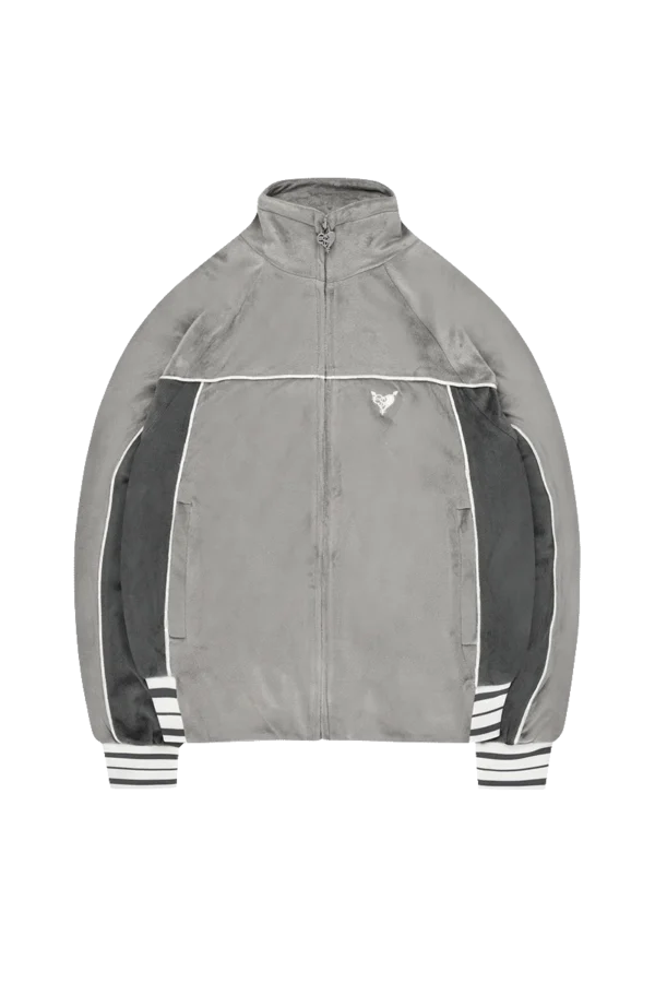 VELOUR JACKET GREY