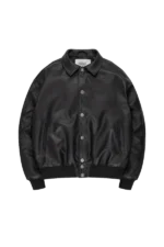 HEAVY HEART LEATHER JACKET BLACK