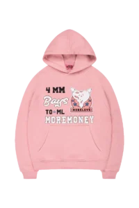 HEART BREAKER HOODIE PINK